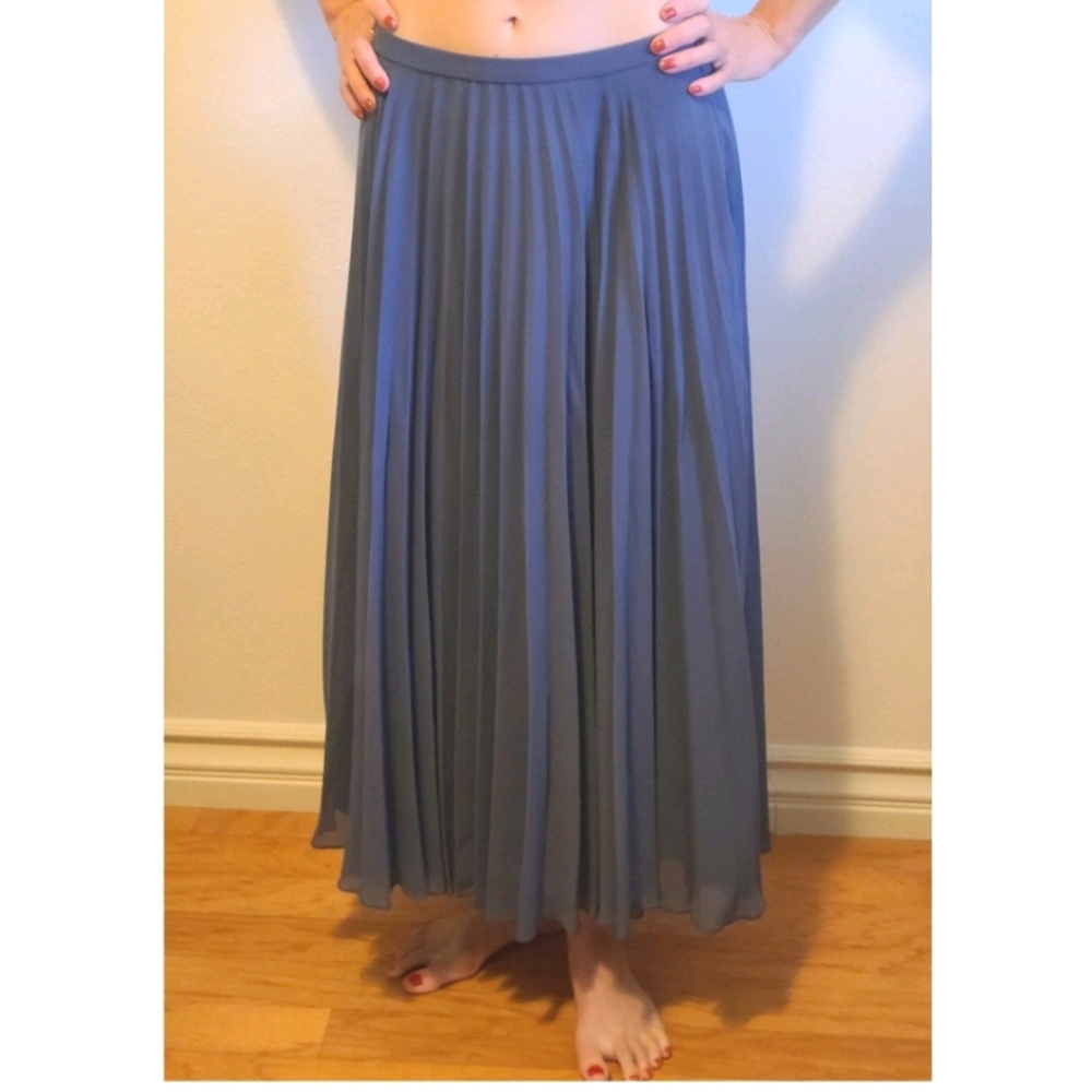 Asos Pleated Maxi Skirt